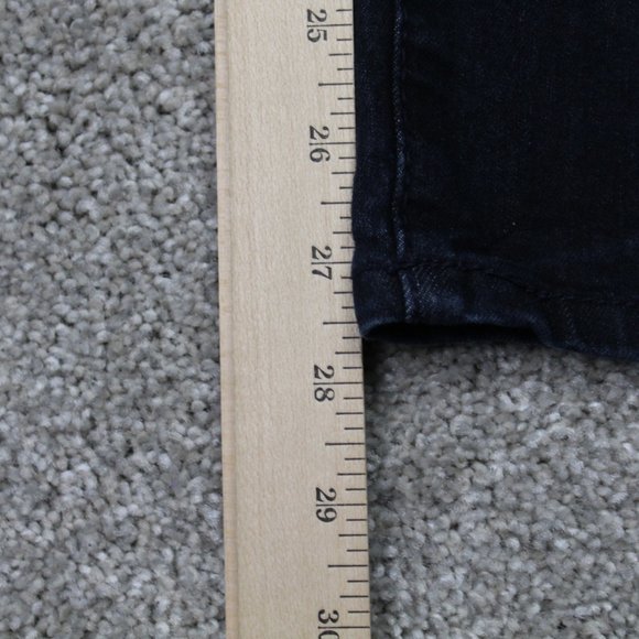 True Religion Geno Jeans Womens 12 Blue Relaxed Slim Cotton Stretch w/28" inseam - Picture 3 of 13